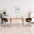 vidaXL Eetkamerstoelen draaibaar 2 st kunstleer zwart, Huis en Inrichting, Stoelen, Verzenden, Nieuw