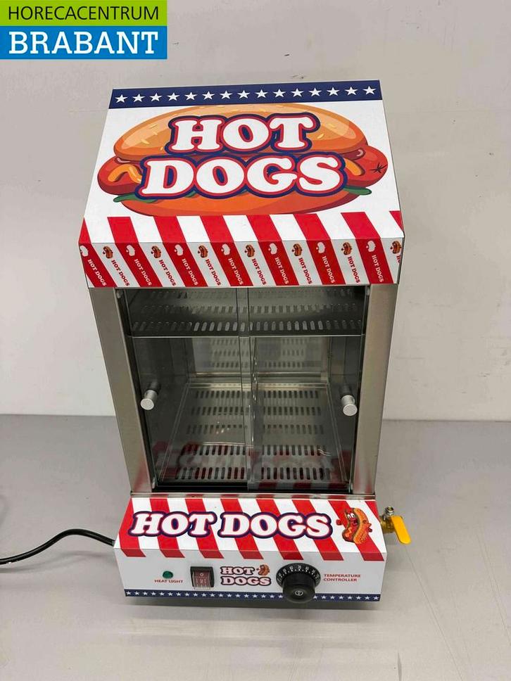 RVS Hotdogsteamer Hot Dog Steamer 230V Horeca, Zakelijke goederen, Horeca | Keukenapparatuur, Ophalen of Verzenden