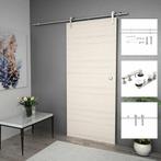 vidaXL Schuifdeur onderdelenset 183 cm roestvrij staal, Doe-het-zelf en Bouw, Verzenden, Nieuw