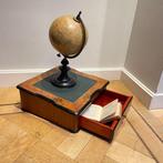 Boîte à papeterie - writing slope - Bois, Cuir, Antiquités & Art