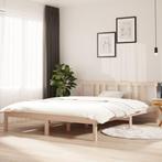 vidaXL Cadre de lit bois massif 150x200 cm très grand, Maison & Meubles, Neuf, Verzenden