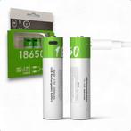 2dekans | 2-Pack Tech Essentials® 18650 USB-C Oplaadbare, Ophalen of Verzenden, Nieuw