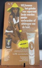 Cartoef - Antiek reclamebord - Reclamebord - Metaal,, Antiek en Kunst
