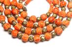 Koraal - Indonesische rode koraal - Lange ketting - 36,8 g -
