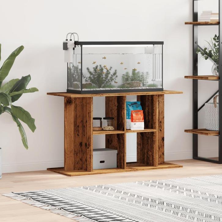 vidaXL Aquariumstandaard 100x40x60 cm bewerkt hout oud, Dieren en Toebehoren, Vissen | Aquaria en Toebehoren, Nieuw, Verzenden