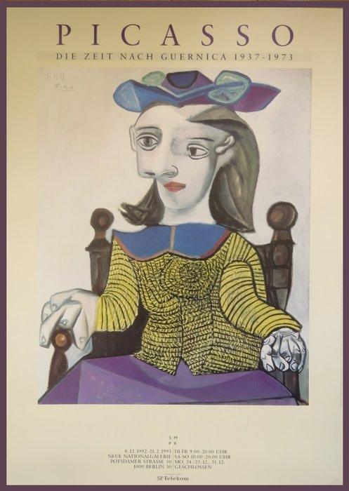 Pablo Picasso (after) - Affiche originale dexposition - Le, Antiek en Kunst, Kunst | Tekeningen en Fotografie