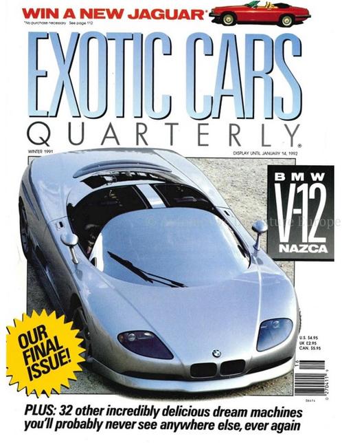 1991 ROAD AND TRACK EXOTIC CARS QUARTERLY VOL.2, NR.4, Boeken, Auto's | Folders en Tijdschriften