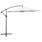 vidaXL Zweefparasol 3 m zandwit, Verzenden, Nieuw