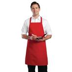 Chef Works halterschort rood | Polyester/Katoen |ChefWorks, Verzenden