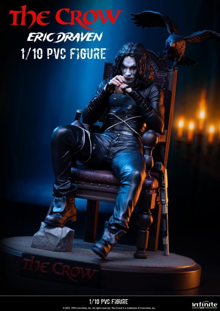 The Crow Statue 1/10 Eric Draven 20 cm, Verzamelen, Film en Tv, Nieuw, Ophalen of Verzenden