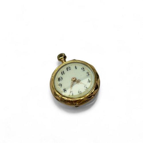 Antieke 14 karaat gouden zakhorloge - 1850-1900, Handtassen en Accessoires, Horloges | Heren