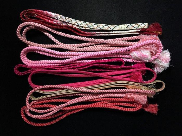 Set of 34 / Japanese Vintage Kimono Obijime Obihimo Code -, Antiquités & Art, Antiquités | Autres Antiquités