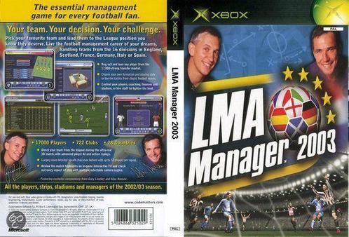 LMA Manager 2003 (Xbox used game), Consoles de jeu & Jeux vidéo, Jeux | Xbox Original, Enlèvement ou Envoi