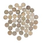 Nederland. 25 Cent 1890/1948 (45 stuks)  (Zonder, Postzegels en Munten