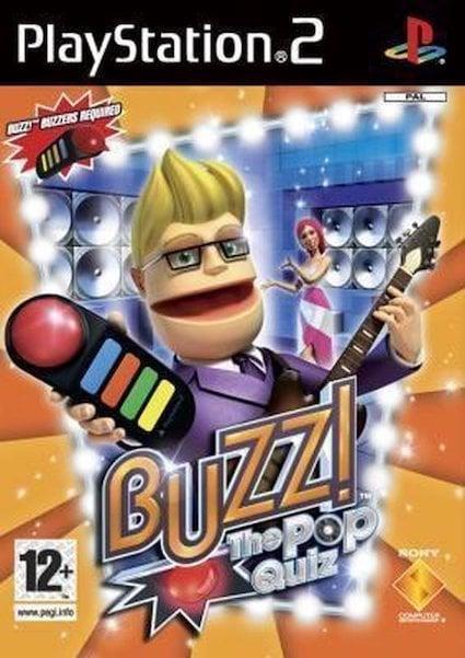 Buzz! the Pop Quiz (PS2 Games) (Playstation 2), Games en Spelcomputers, Games | Sony PlayStation 2, Zo goed als nieuw, Ophalen of Verzenden
