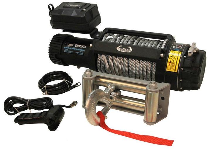 Elektrische lier 24V 6804kg, Doe-het-zelf en Bouw, Gereedschap | Lasapparaten, Ophalen of Verzenden