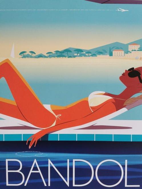 Monsieur Z - BANDOL - Plage Rènecros - 2018 - Années 2010, Antiek en Kunst, Kunst | Tekeningen en Fotografie