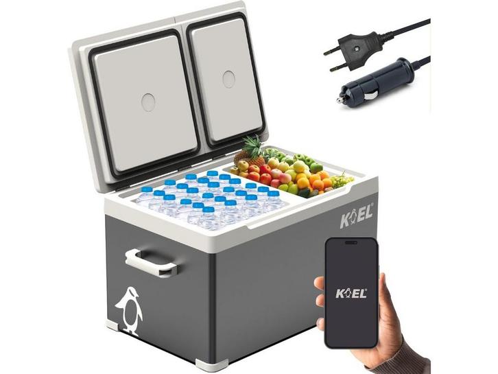 KOEL Crate Dual 23 - Compressor Koelbox 12V 230V - Koelen en, Caravans en Kamperen, Kampeeraccessoires, Zo goed als nieuw, Verzenden