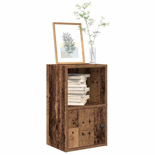 vidaXL Boekenkast 31x24x52 cm bewerkt hout oud houtkleurig, Huis en Inrichting, Kasten | Boekenkasten, Nieuw, Verzenden