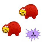 Fako Bijoux® - Tennisdemper - Schildpad - Rood - 2 Stuks, Sport en Fitness, Verzenden, Nieuw