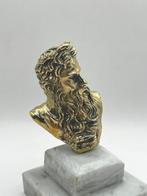 Sculpture, Busto di Nettuno - 12 cm - Bronze, Antiek en Kunst