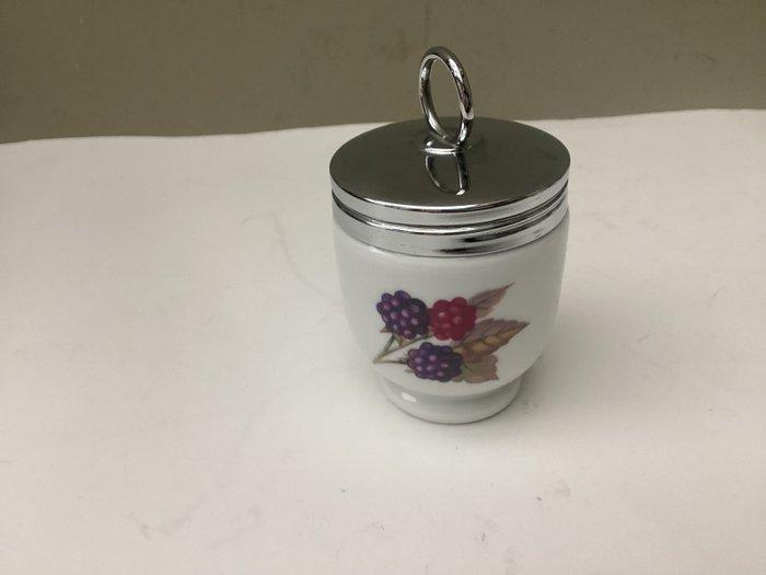 Royal Worcester - Eierhouder set (5) - Porselein, Metaal -, Antiek en Kunst, Antiek | Meubels | Tafels