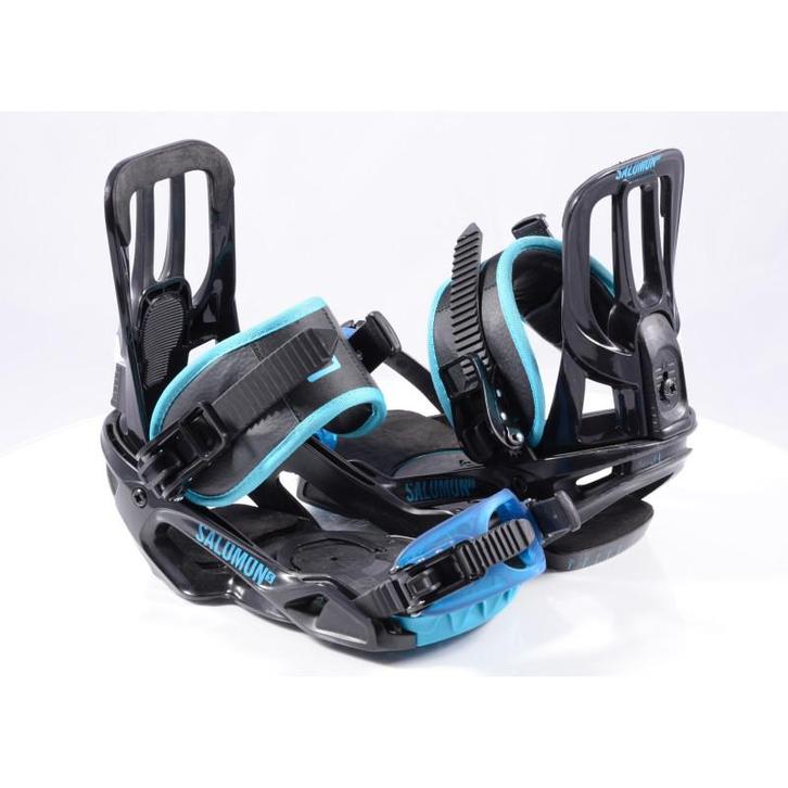 S snowboard bindingen SALOMON PACT UNITE, black/blue ( TOP s, Sport en Fitness, Snowboarden, Verzenden