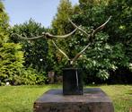 Beeld, the birds - 50 cm - brons marmer, Antiek en Kunst