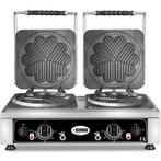 Wafelijzer | AMORE L | Dubbel | Hartvormige Wafels (Ø210mm), Zakelijke goederen, Horeca | Keukenapparatuur, Verzenden, Nieuw in verpakking
