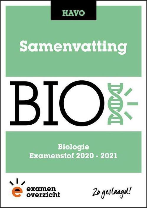 ExamenOverzicht - Samenvatting Biologie HAVO 9789492981998, Livres, Livres scolaires, Envoi