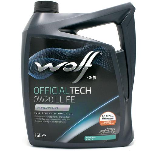Wolf Officialtech 0W20 LL FE Motorolie 5 Liter, Autos : Divers, Produits d'entretien, Enlèvement ou Envoi
