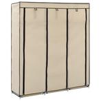 vidaXL Kledingkast met vakken en stangen 150x45x175 cm stof, Huis en Inrichting, Kasten | Kleerkasten, Verzenden, Nieuw