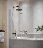 Badwand Austin 100 x 140 cm Chroom Badscherm Draaibaar 5 mm, Doe-het-zelf en Bouw, Verzenden, Nieuw