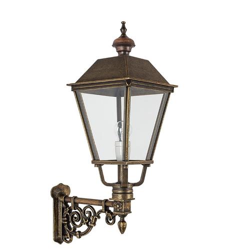 Buitenverlichting brons-koper Buitenlamp Brandenburg brons L, Tuin en Terras, Buitenverlichting, Verzenden