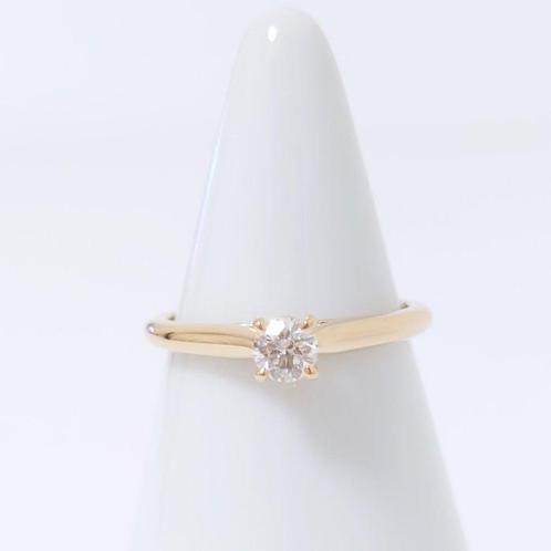Cartier - Bague - Solitaire - 18 carats Or jaune Diamant, Handtassen en Accessoires, Ringen