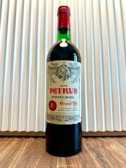 1978 Petrus - Pomerol - 1 Fles (0,75 liter), Verzamelen, Wijnen