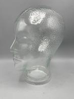 Uniek glazen mannequin hoofd etalagehoofd - Tête - Verre, Antiek en Kunst