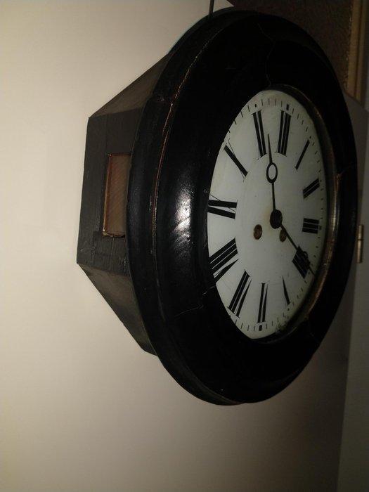 Klok - hout koper - 1880/1900, Antiek en Kunst, Antiek | Klokken