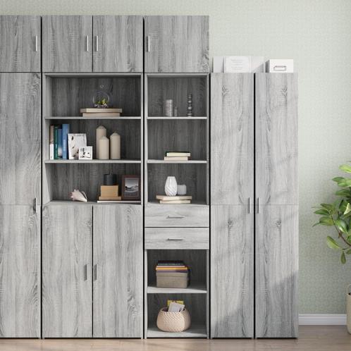 vidaXL Armoire de rangement mince sonoma gris, Maison & Meubles, Armoires | Dressoirs, Neuf, Envoi