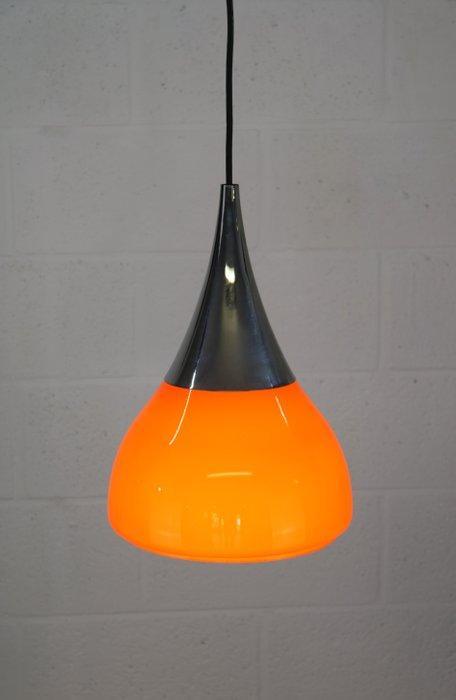 Limburg Glashütte - Lampe à suspendre - Verre rouge et, Antiquités & Art, Antiquités | Éclairage