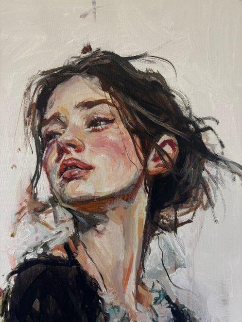 Suzan Schuttelaar - She Was the Season, Antiek en Kunst, Kunst | Schilderijen | Modern