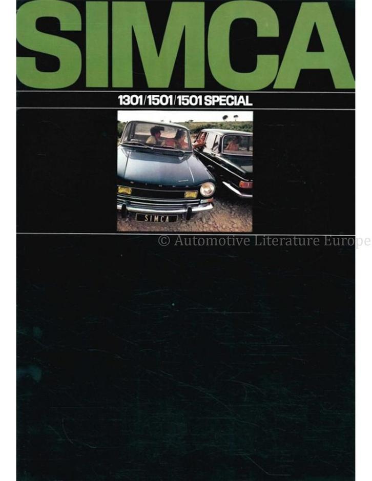 1970 SIMCA 1301 | 1501 BROCHURE NEDERLANDS, Livres, Autos | Brochures & Magazines