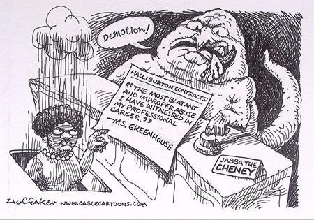 Pentekening Amerika - Halliburton contracten (lijst optie), Antiek en Kunst, Kunst | Tekeningen en Fotografie, Verzenden