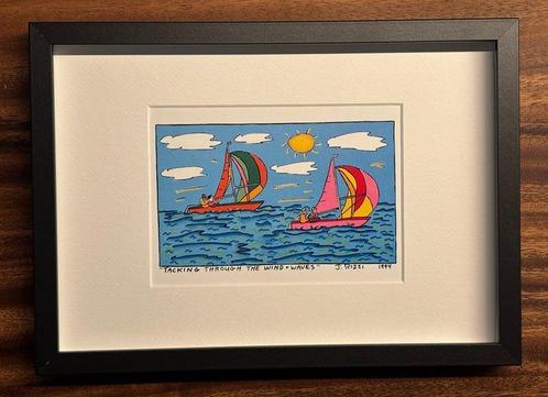 James Rizzi (1950-2011) - Tracking Through the Wind & Waves, Antiek en Kunst, Antiek | Overige Antiek