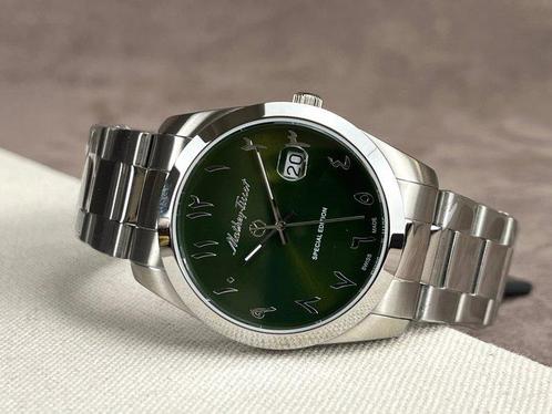 Mathey-Tissot - Mathy Orient Date Special Edition - Sans, Handtassen en Accessoires, Horloges | Heren