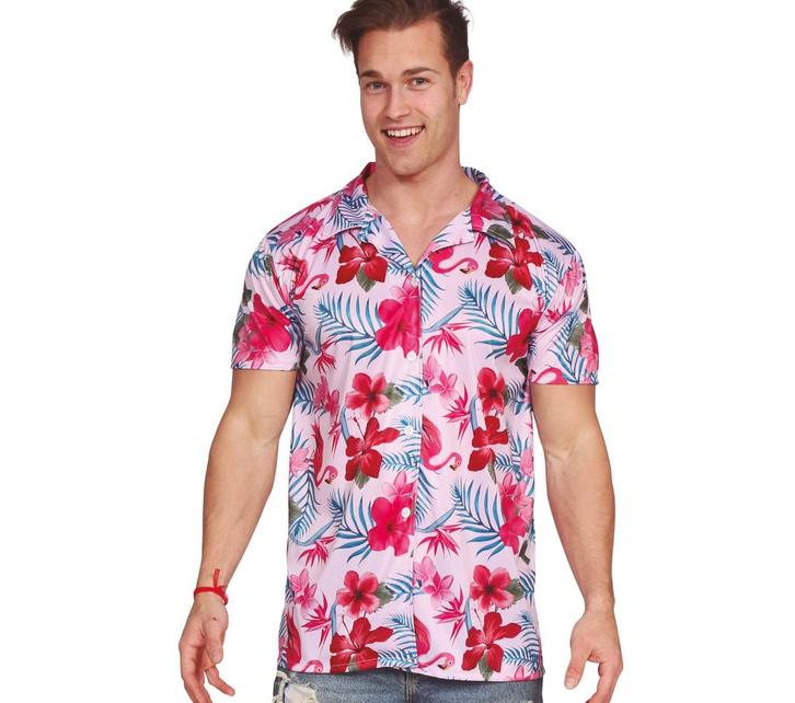 Hawaii Shirt Flamingo, Kinderen en Baby's, Carnavalskleding en Verkleedspullen, Nieuw, Verzenden