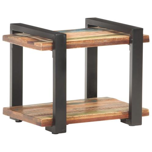 vidaXL Nachtkastje 50x40x40 cm massief gerecycled hout, Huis en Inrichting, Slaapkamer | Nachtkastjes, Nieuw, Verzenden
