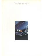 1992 BMW M5 BROCHURE ENGELS, Livres, Autos | Brochures & Magazines, Ophalen of Verzenden