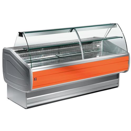Gekoelde vitrinetoonbank met gebogen ruiten, met reserve, Zakelijke goederen, Horeca | Keukenapparatuur, Koelen en Vriezen, Verzenden