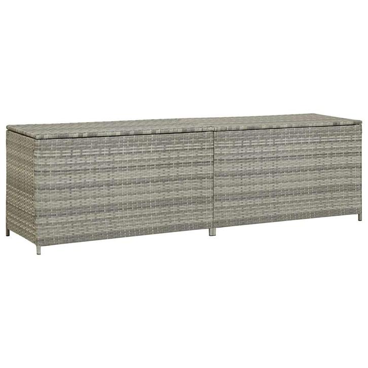 Poly Rattan Tuinbox 200x50x60 | Tweede Kansje OP = OP, Tuin en Terras, Bergingen en Tuinkasten, Nieuw, Kunststof, Overige typen